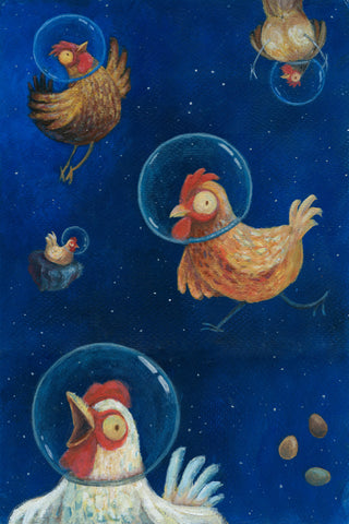 Gallinelle (quadernino d'artista)
