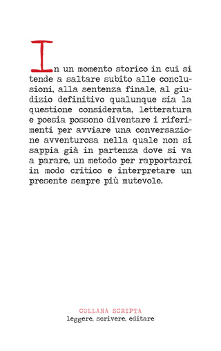 Nuove forme di critica
