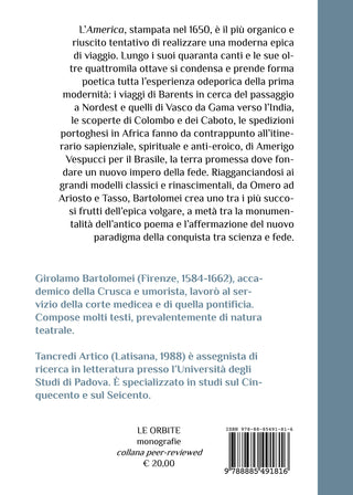 Viaggio e diversità nell'America (1650) di Girolamo Bartolomei